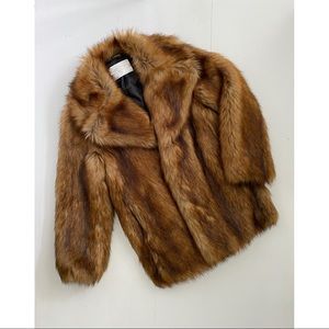 Zara Faux Fur Coat